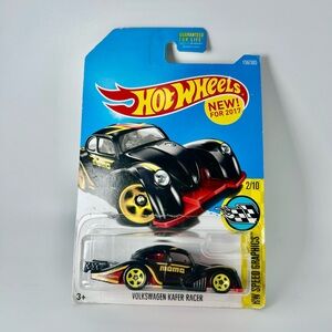 Hot Wheels 2017 HW Speed Graphics Volkswagen Kafer Racer Black 2/10 Momo 156/365